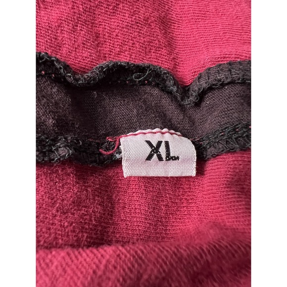 Vintage‎ Y2K Affliction Red Grunge Mallcore Style Long Sleeve Shirt XL - Picture 6 of 8